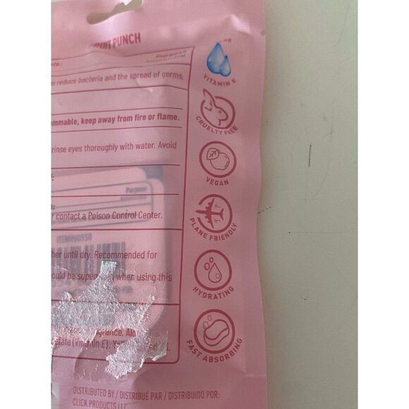 Smart Care Scented Hand Sanitizer Spray 1.2 Fl Oz Fruit Punch Hydrating NEW - Picture 8 of 10